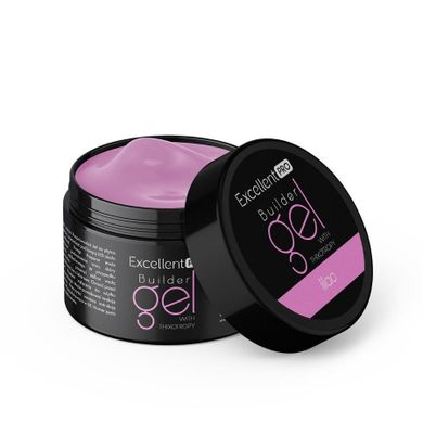 Excellent PRO, Builder Gel With Thixotropy, żel budujący, Lilac, 15g