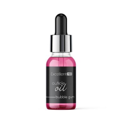 Excellent PRO, Cuticle Oil, oliwka do skórek i paznokci, Bubble Gum, 10 ml