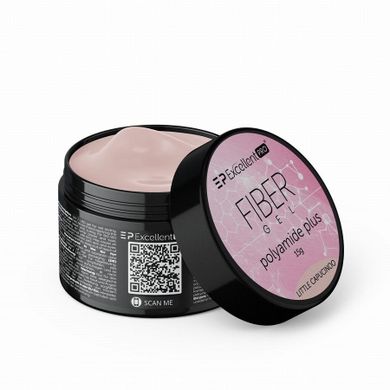 Excellent PRO, Fiber Gel Polyamide Plus, żel budujący, Little Capucinoo, 15g