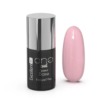 Excellent PRO, One Coat Speed Base kryjąca baza hybrydowa Natural Miss 7g