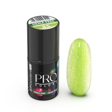Excellent PRO, Pro Colors Hema Free lakier hybrydowy 85 Marmaid Yellow 7g