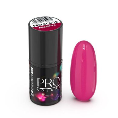 Excellent PRO, Pro Colors lakier hybrydowy 16 Magenta 7g