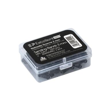 Excellent PRO, Sanding Bands, jednorazowe opaski ścierne o gradacji 180 z nośnikiem o średnicy 3mm, 100 szt.