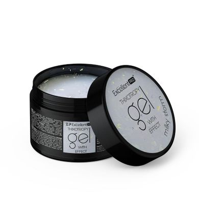 Excellent PRO, Thixotropy Gel With Effect, żel budujący, Milky Storm, 15g