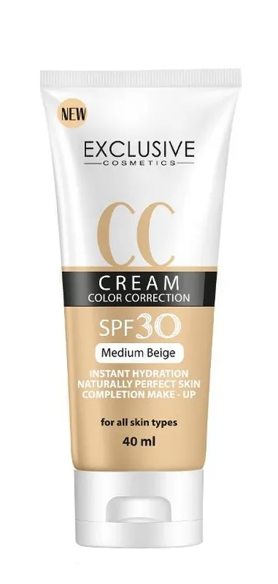Exclusive, BB Cream Beauty Balm SPF 30, medium beige, 40 ml