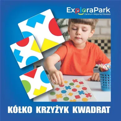 Explorapark, Kółko krzyżyk kwadrat, puzzle, 9 elementów