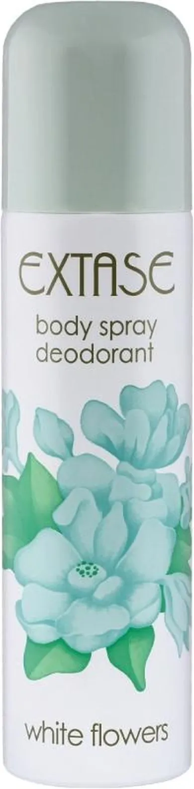 Extase, dezodorant, body spray, white flowers, 150 ml