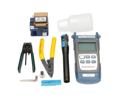 Extralink, FTTH Fiber Optic Toolkit, zestaw narzędzi, 12 elementów