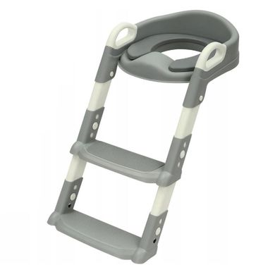 Extralink Kids, nakładka na sedes ze stopniem, szara