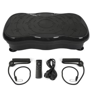 Extralink, Moonwalk SpinMove, platforma wibracyjna do ćwiczeń fitness, czarna, 200W