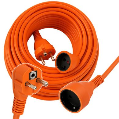 Extralink, PowerLink, przedłużacz zasilający sieciowy, 50m, pomarańczowy, z uziemieniem, 3 x 1,5mm2