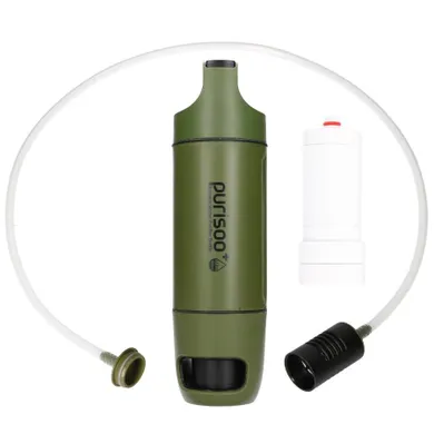 Extralink, Purisoo+, butelka z systemem filtrującym, z pompką, 400 ml
