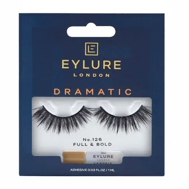 Eylure, Dramatic Lashes, sztuczne rzęsy z klejem, No. 126