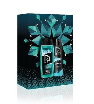 Fa, Men, Xtra Cool, zestaw prezentowy, żel pod prysznic, 250 ml, dezodorant, spray, 150 ml