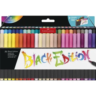 Faber Castell, flamastry z pędzelkową końcówką, 50 szt.