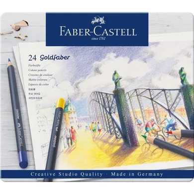 Faber-Castell, Goldfaber, kredki, 24 kolory