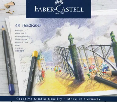 Faber-Castell, Goldfaber, kredki ołówkowe, 48 kolorów