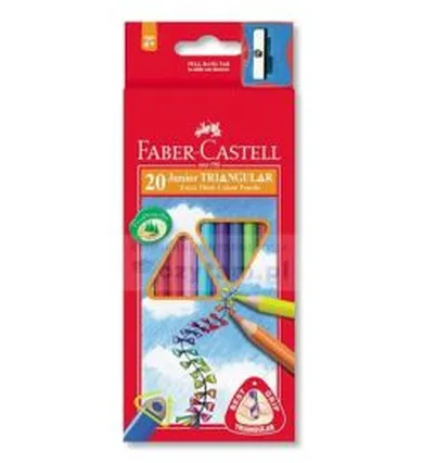 Faber-Castell, kredki Junior Grip, 20 kolorów