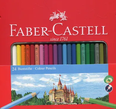 Faber-Castell, kredki ołówkowe, 24 kolory