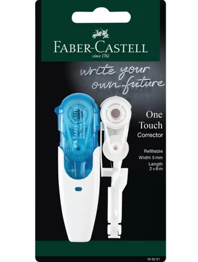 Faber-castell, One touch, korektor w taśmie z wkładem zapasowym