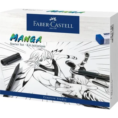 Faber-Castell, Pitt Artist Pen Manga, Starter set, pisaki