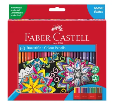 Faber-Castell, Zamek, kredki ołówkowe, 60 kolorów