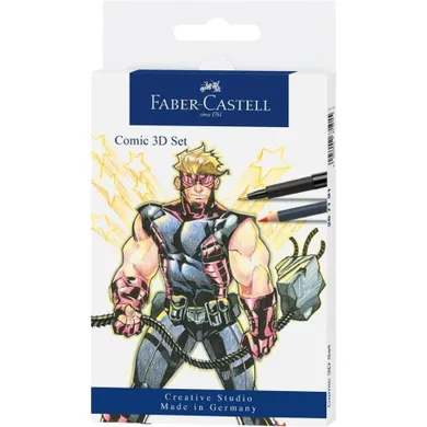 Faber-Castell, zestaw do rysowania komiksów, 11 elementów