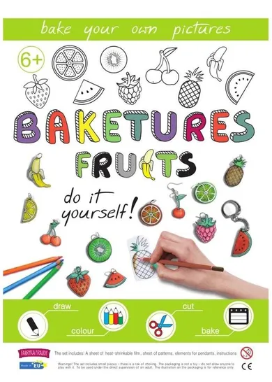 Fabryka Frajdy, Baketures fruits, Do it yourself, wypiekanka, zestaw kreatywny