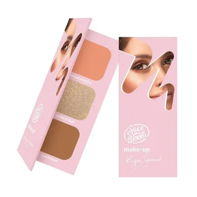 Face Boom, Face Palette, paleta do konturowania twarzy Brunette, 21g