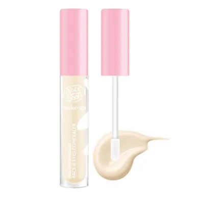 Face Boom, Full Cover Radiant Concealer, kryjący korektor do twarzy i pod oczy 01, 8.5 ml