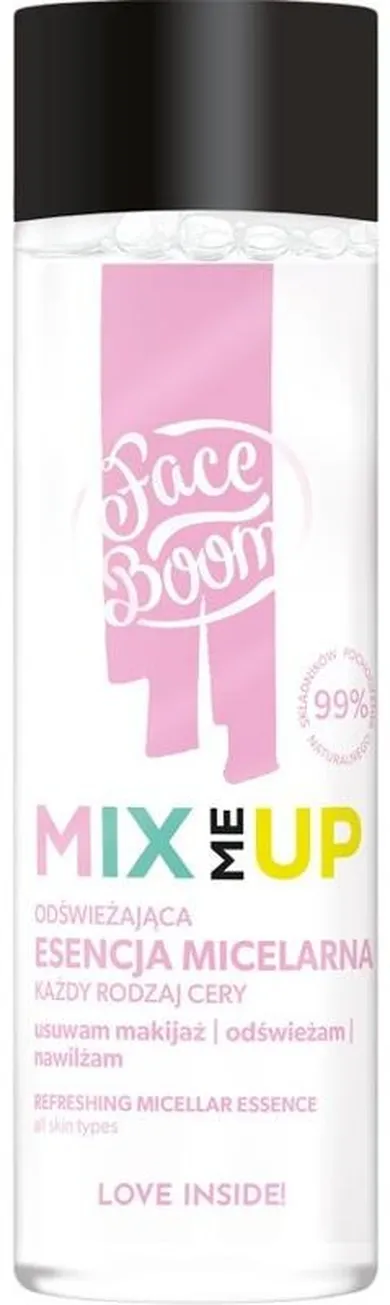 Face Boom, Mix Me Up, odświeżająca esencja micelarna, 200 ml