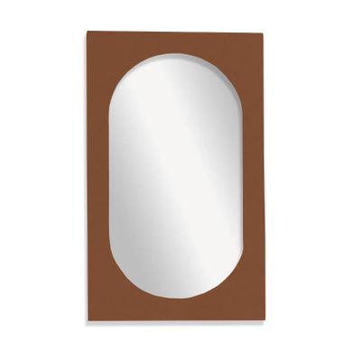 Factory, Moka, lustro owalne z pogrubioną ramą, 43-73 cm