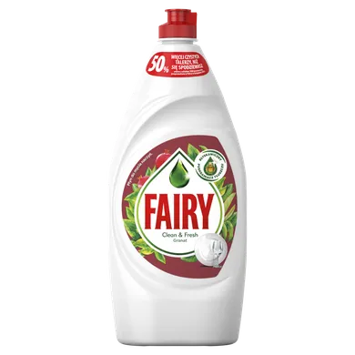 Fairy, Clean & Fresh Granat, płyn do mycia naczyń, 900 ml