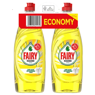 Fairy, Extra+, płyn do mycia naczyń, cytrusy, 1.3 l