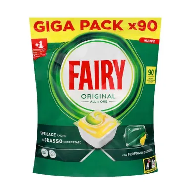Fairy Original, All-In-One, kapsułki do zmywarki, 90 tabletek