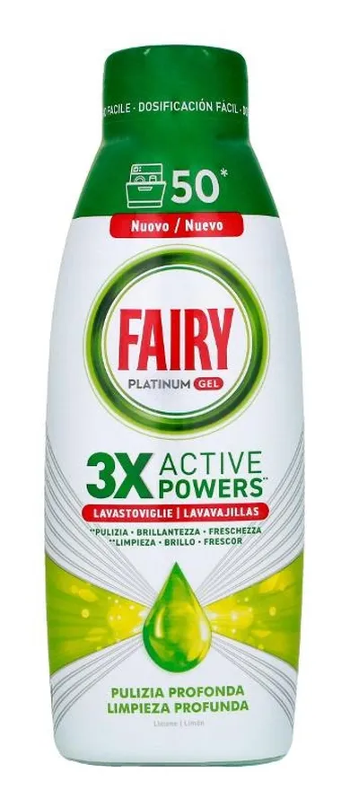 Fairy Platinum, żel do zmywarki, zielony, 900 ml