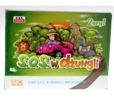 Fan Games, SOS w dżungli + Gra w zielone 2w1, gra familijna