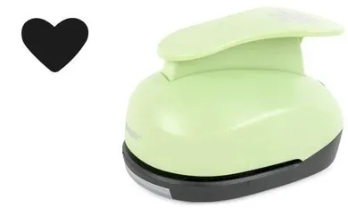 Fandy, dziurkacz ozdobny, serce, 75 mm