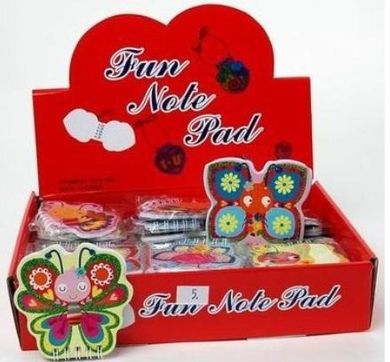 Fandy, notatnik, motyle, 38 kartek, 8-10 cm, 1 szt.