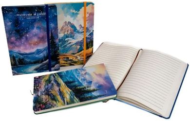 Fandy, notes A5, 80 kartek, linie, mountains, 1 szt.