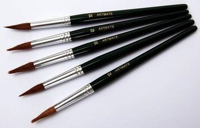 Fandy, pędzel okrągły, nr 12, 12 szt.