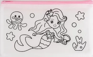 Fandy, piórnik saszetka, Tinting mermaid