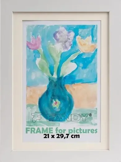 Fandy, ramka drewniana, paint, 25.5-34-5 cm