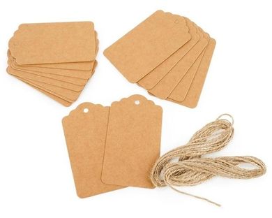 Fandy, tagi prezentowe prostokąt