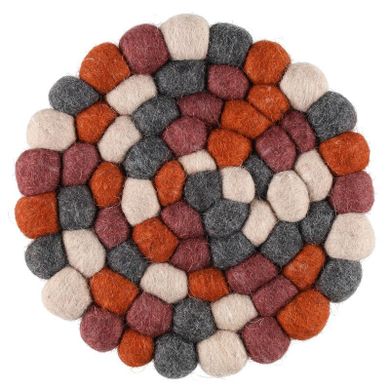 Fanni K, Pihla, dekoracyjna podkładka z kulek wełnianych, 20 cm