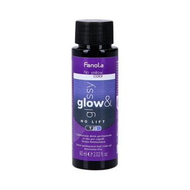 Fanola, No Yellow Glow&Glossy, toner do włosów, nr T.21, 60 ml