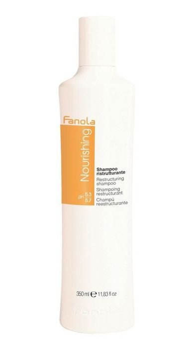 Fanola, Nourishing Restructuring Shampoo, szampon rekonstruujący do włosów suchych i łamliwych, 350 ml