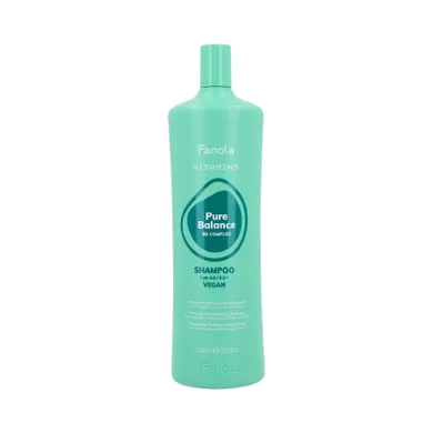 Fanola, Vitamins Pure Balance, przeciwłupieżowy szampon do włosów z kompleksem witamin B E, 1000 ml