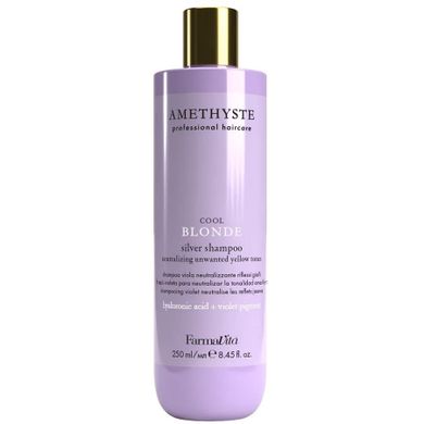 Farmavita, Amethyste Cool Blonde, szampon do włosów siwych i rozjaśnianych, 250 ml