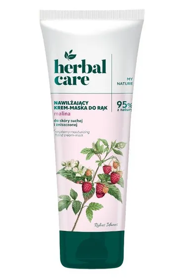 Farmona, Herbal Care, nawilżający krem-maska do rąk, malina, 100 ml